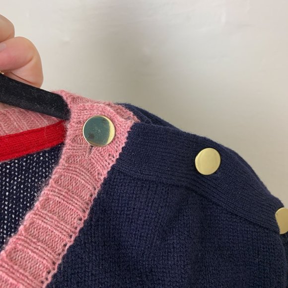 Sundry Anthropologie Love Button Cashmere Sweater Medium (2) - Picture 6 of 7